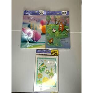 LOT 1980s Hallmark EASTER Greeting Cards #22 NIB Unused Old Stock